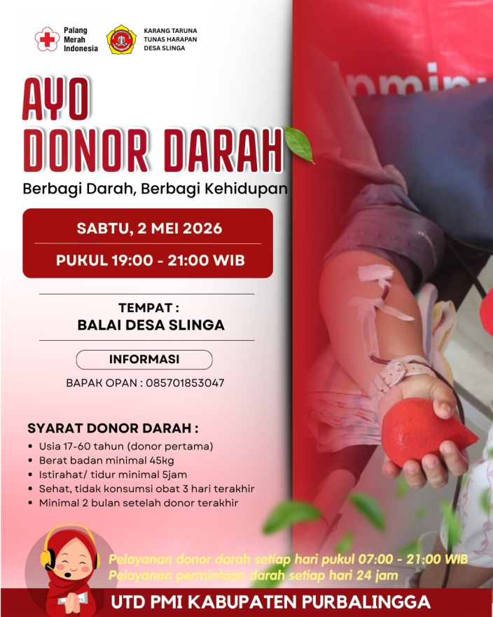 &amp;quot; Donor Darah &amp;quot; Karang Taruna Tunas Harapan Desa Slinga